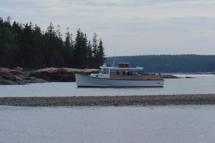 a boat on a body of water