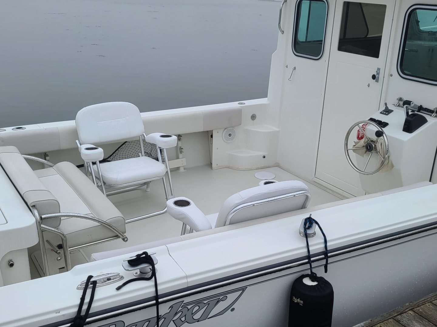 private charter boat seating