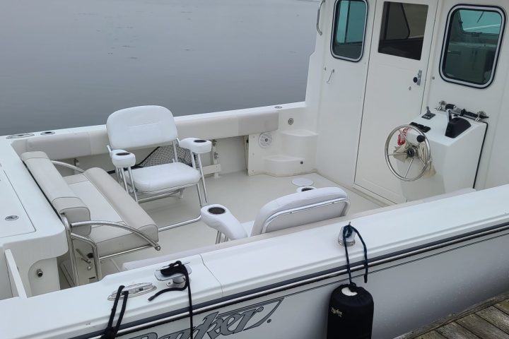 private charter boat seating