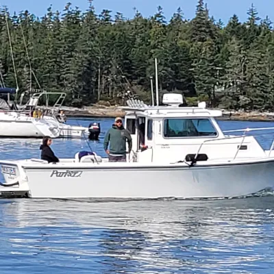 a boat that is floating in the water